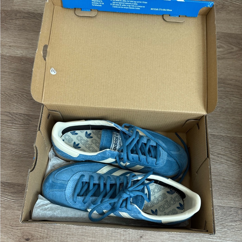 Blue adidas spezial